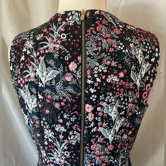 H&M Brocade Style Shift Dress sz 10 - Picture 4 of 7